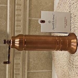 New Hearth & Hand Bronze Salt & Pepper Mill
